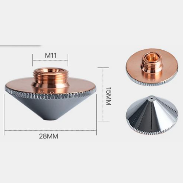 DOUBLE LAYER CHROME PLATED NOZZLE-D28