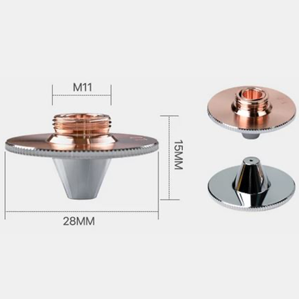 HTQ-DOUBLE LAYER CHROME PLATED NOZZLE